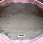 Fendi Logo Flap Bag Pink Leather — view 9