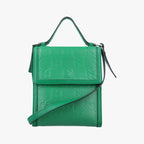 Gucci GG Embossed Messenger Green Leather