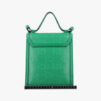 Gucci GG Embossed Messenger Green Leather — view 2