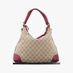 Gucci Miss GG Hobo Khaki Red Canvas Leather — view 2