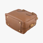 Prada Convertible Top Handle Brown Saffiano Leather — view 6