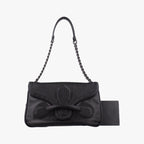 Bottega Veneta Intrecciato Black Lambskin Shoulder