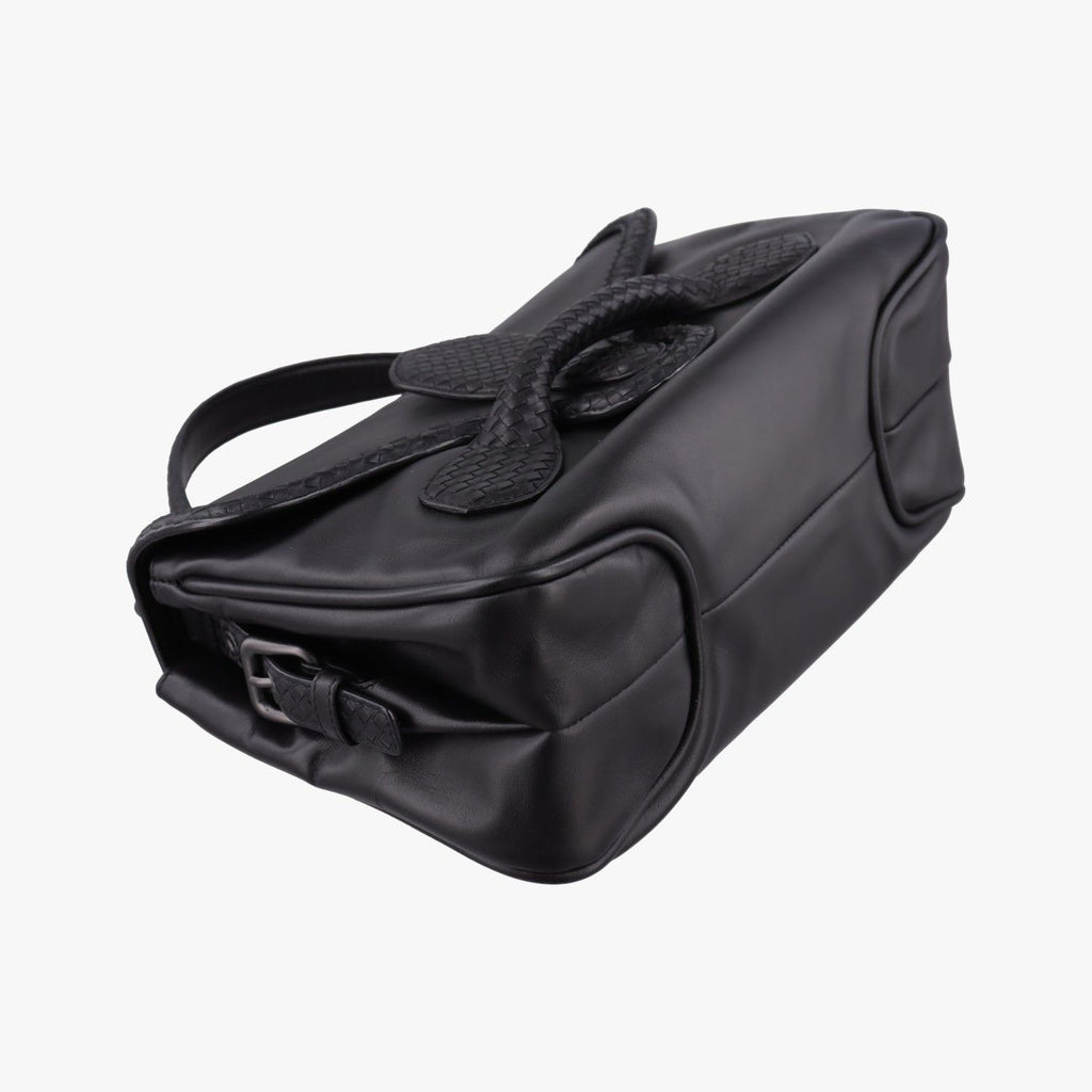 Bottega Veneta Intrecciato Black Lambskin Shoulder — view 5