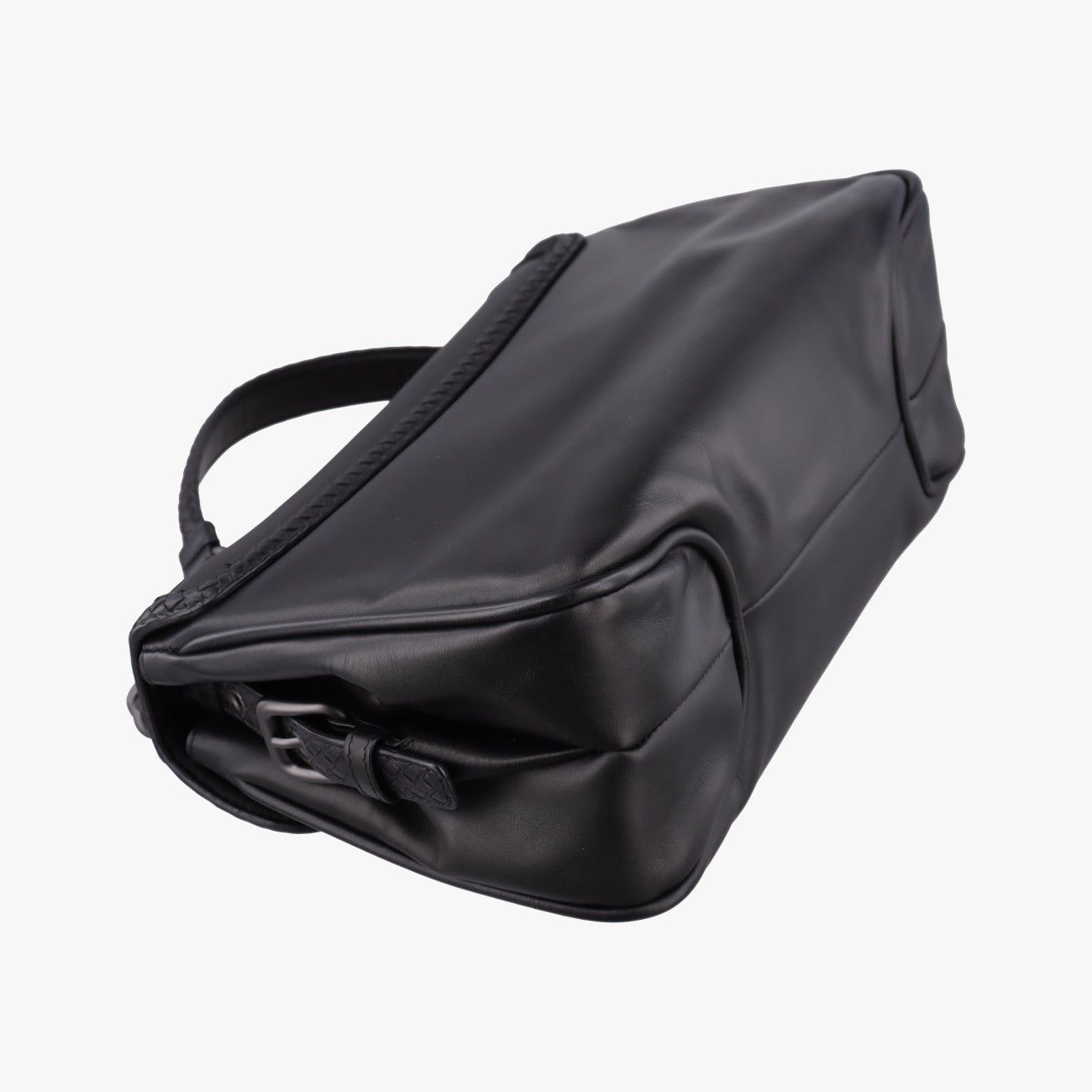 Bottega Veneta Intrecciato Black Lambskin Shoulder — view 7