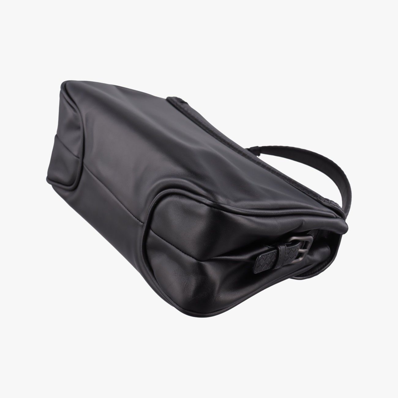 Bottega Veneta Intrecciato Black Lambskin Shoulder — view 6