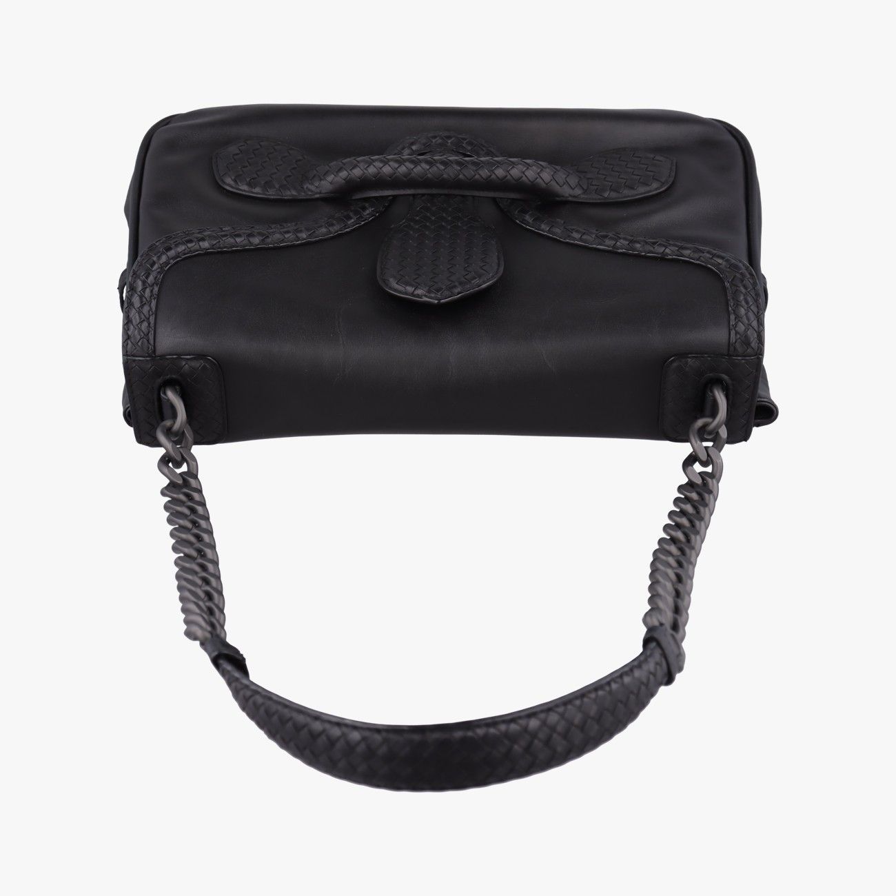 Bottega Veneta Intrecciato Black Lambskin Shoulder — view 8