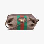 Gucci New Candy Brown Canvas Shoulder