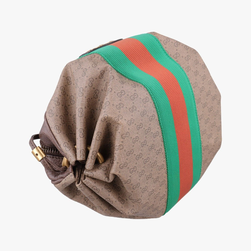 Gucci New Candy Brown Canvas Shoulder — view 5