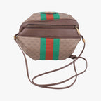 Gucci New Candy Brown Canvas Shoulder — view 8