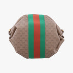 Gucci New Candy Brown Canvas Shoulder — view 3