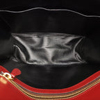 Prada Cahier Lion Head Black Red Leather 25 Shoulder — view 9