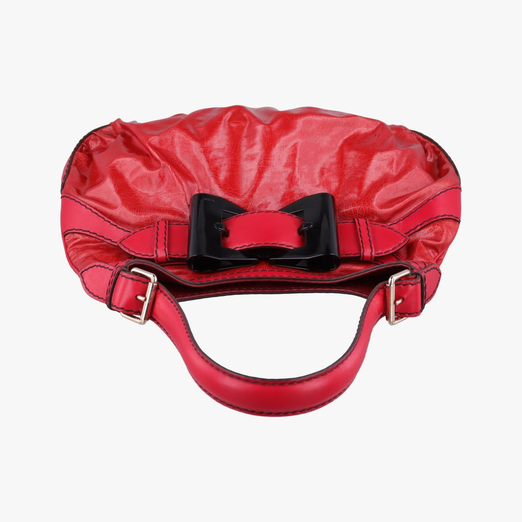 Gucci Queen Red Leather Shoulder — view 8