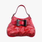 Gucci Queen Red Leather Shoulder