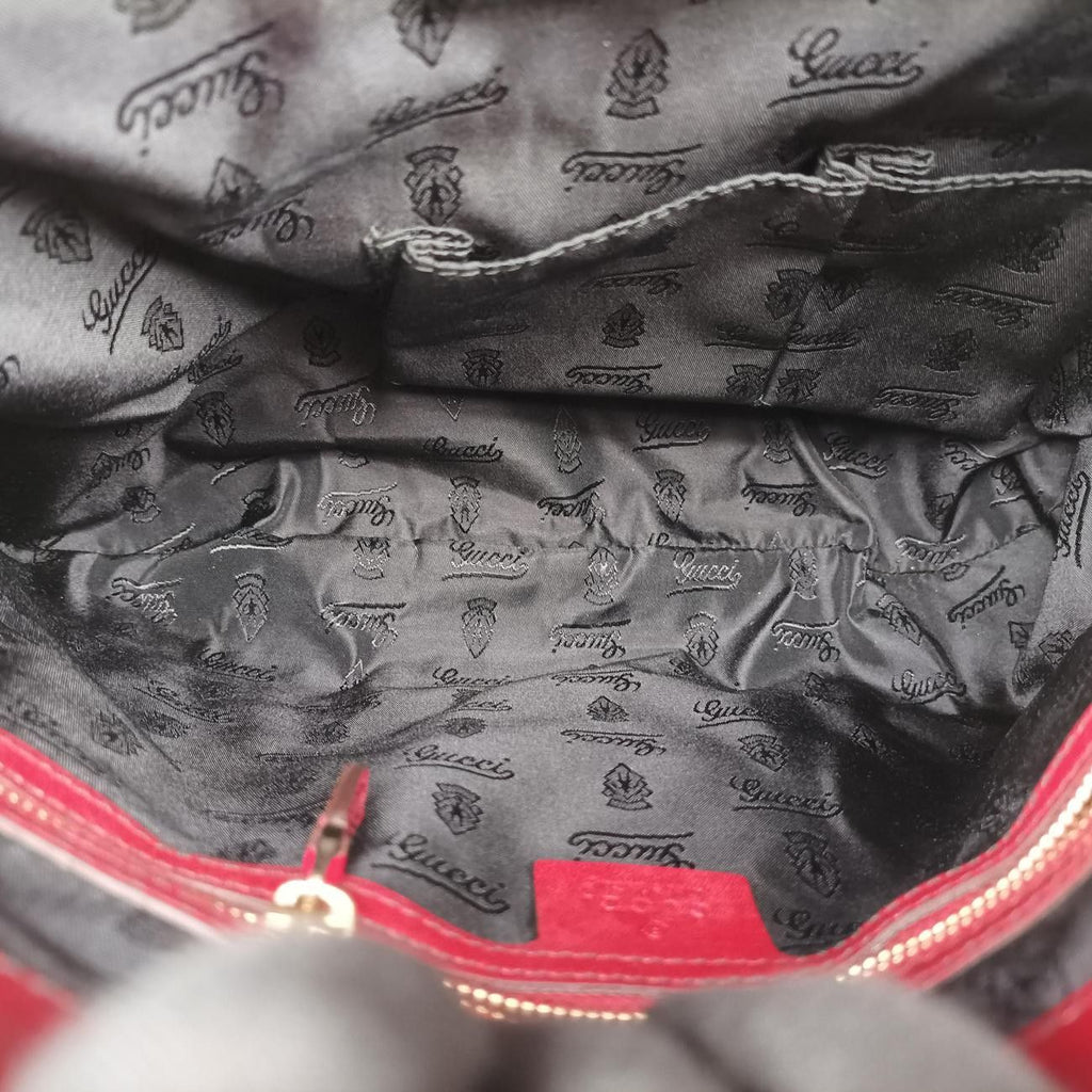 Gucci Queen Red Leather Shoulder — view 9