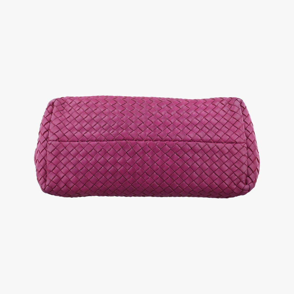 Bottega Veneta Cabas Tote Rose Red Lambskin — view 3