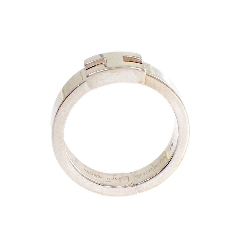 Hermes Newhela Cles Rin 49 Full Ring 925 Sterling Silver — view 5