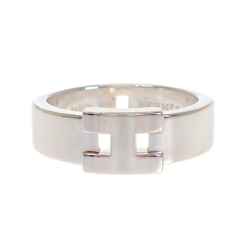 Hermes Newhela Cles Rin 49 Full Ring 925 Sterling Silver