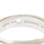 Hermes Newhela Cles Rin 49 Full Ring 925 Sterling Silver — view 6