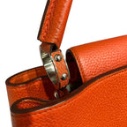 Louis Vuitton Capucines MM Parnassea Handbag Taurillon Leather — view 8