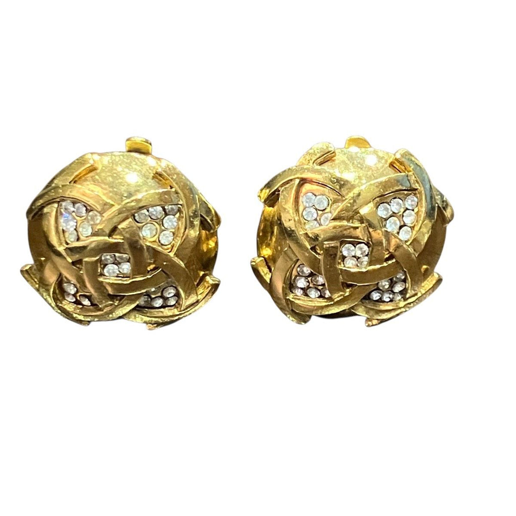 Chanel Earrings Gross Silver