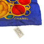 Chanel Scarf Silk Scarves Blue — view 7