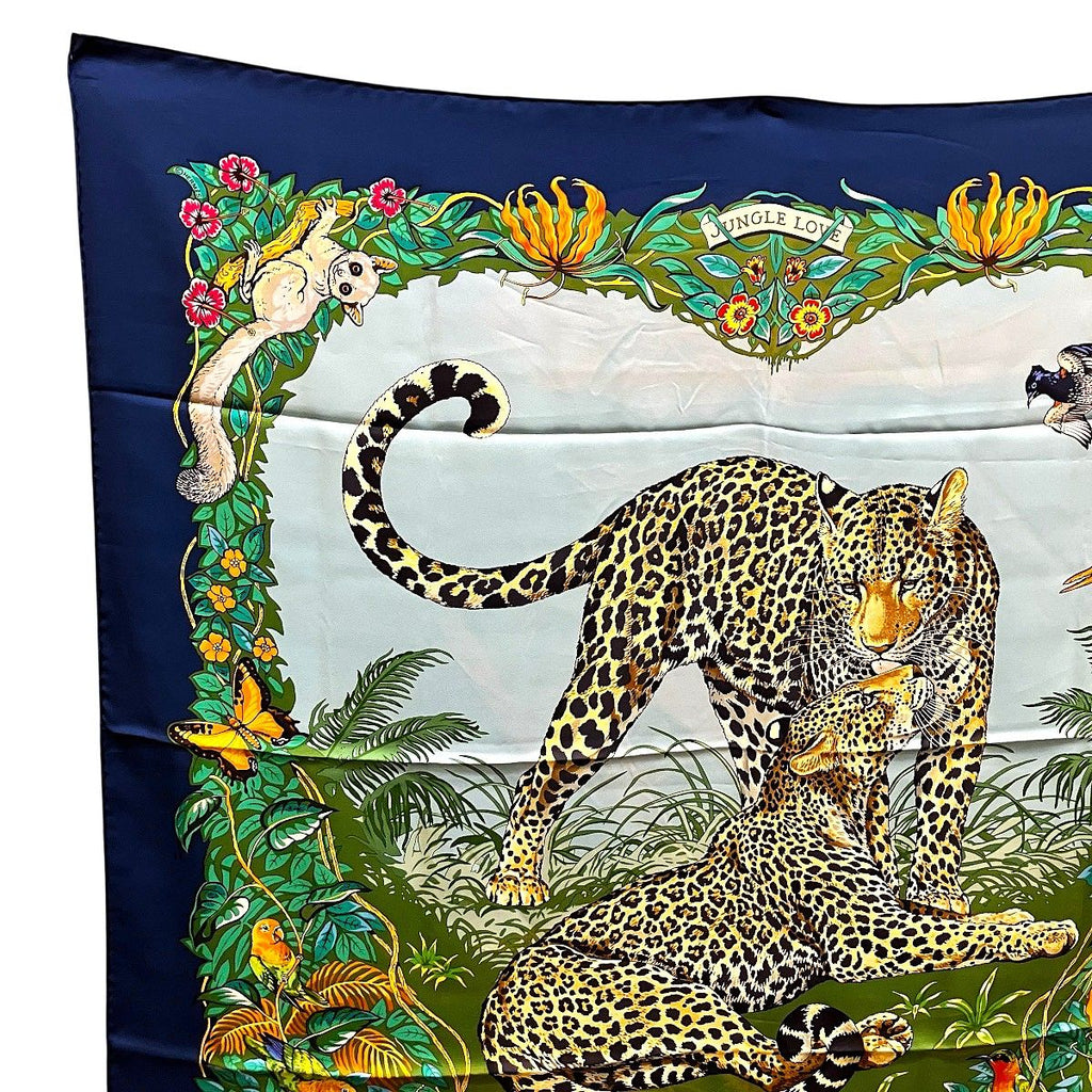Hermes Carre 90 Jungle Love Scarf Silk — view 2