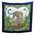 Hermes Carre 90 Jungle Love Scarf Silk