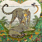 Hermes Carre 90 Jungle Love Scarf Silk — view 6