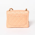 Chanel Mini Quilted 17 S Flap S Chain Shoulder Bag CC Logo Caviar Leather — view 2