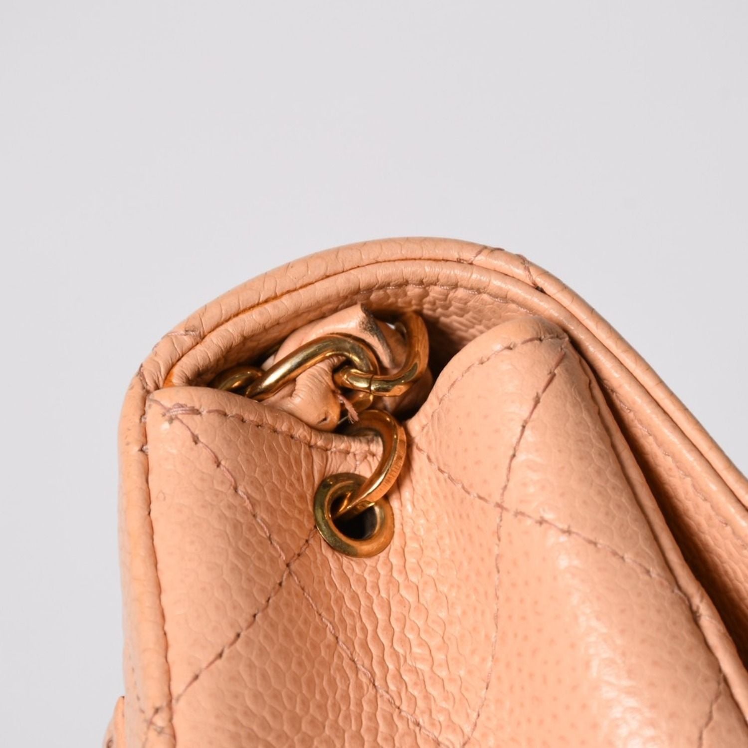 Chanel Mini Quilted 17 S Flap S Chain Shoulder Bag CC Logo Caviar Leather — view 7