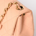 Chanel Mini Quilted 17 S Flap S Chain Shoulder Bag CC Logo Caviar Leather — view 5