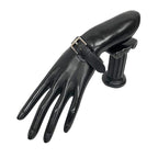 Hermes Leather Bracelet Etriviere S Black — view 2