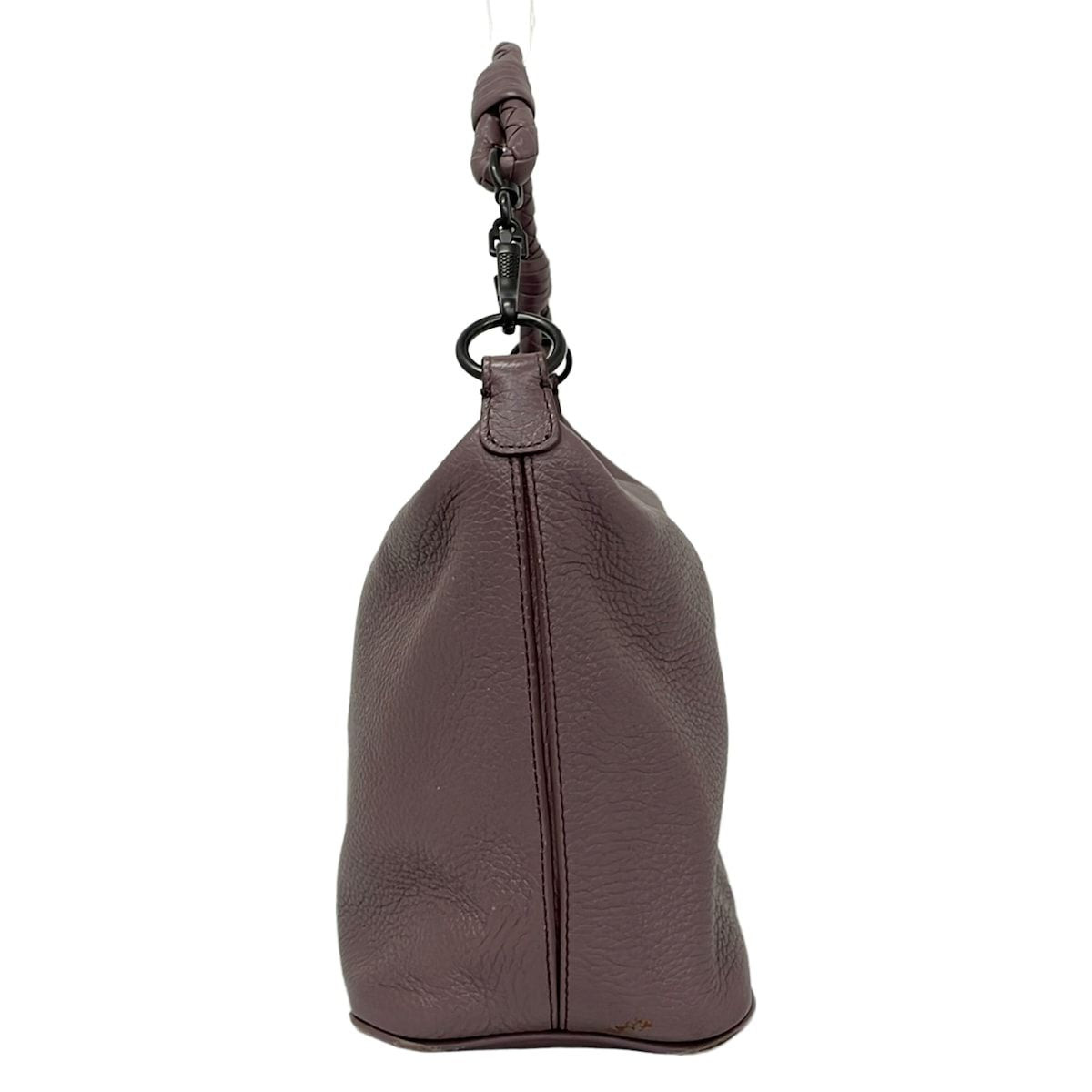 Bottega Veneta Shoulder Bag Purple Leather — view 2