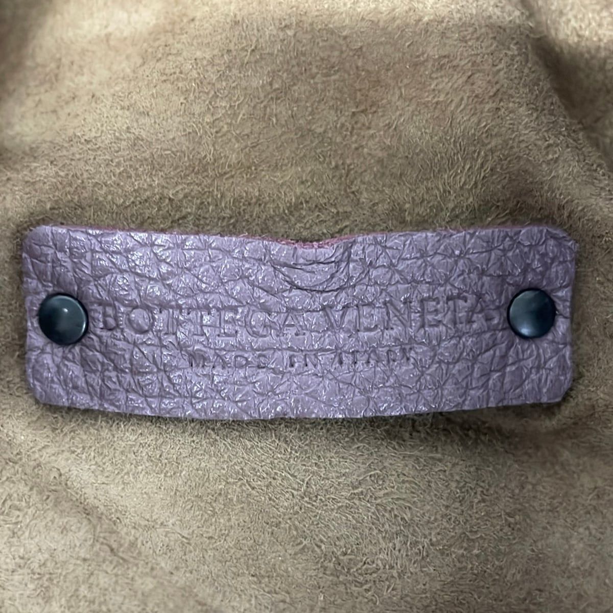 Bottega Veneta Shoulder Bag Purple Leather — view 9