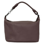 Bottega Veneta Shoulder Bag Purple Leather