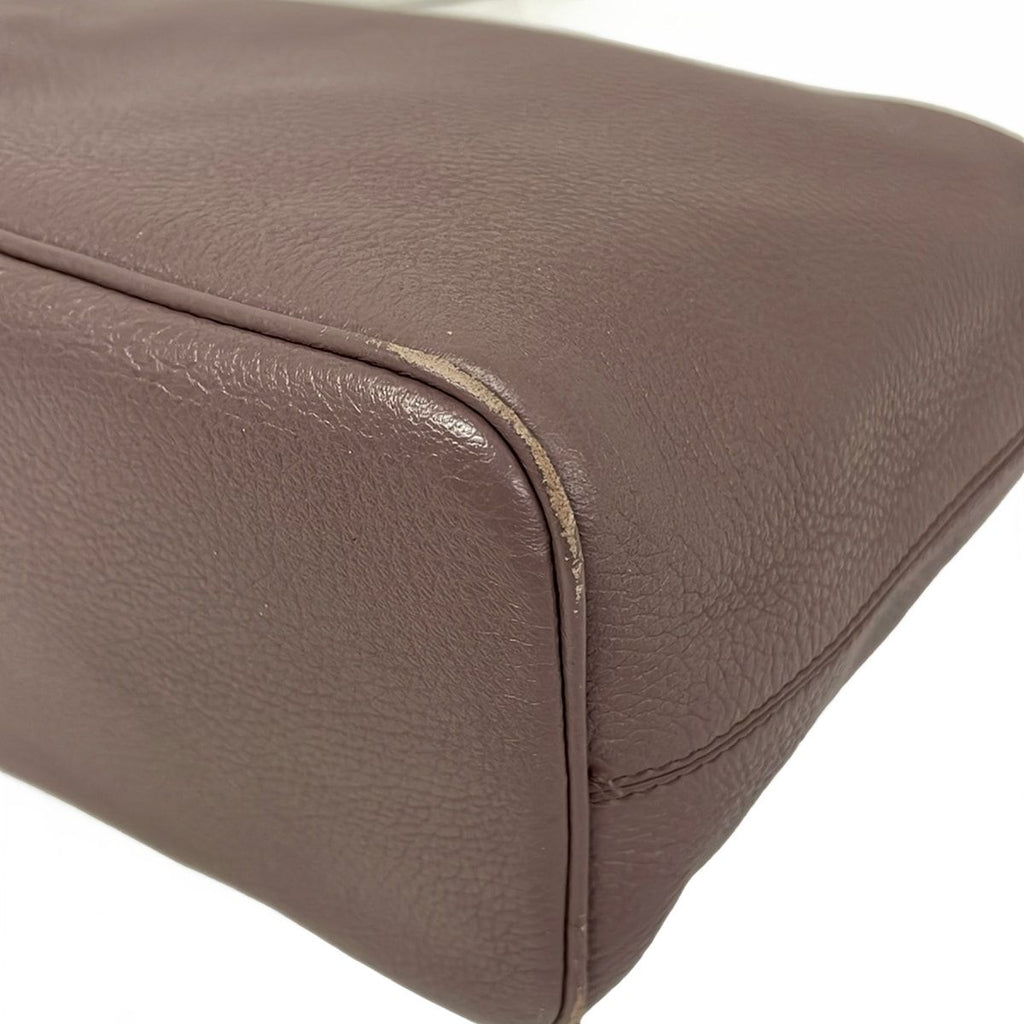Bottega Veneta Shoulder Bag Purple Leather — view 6