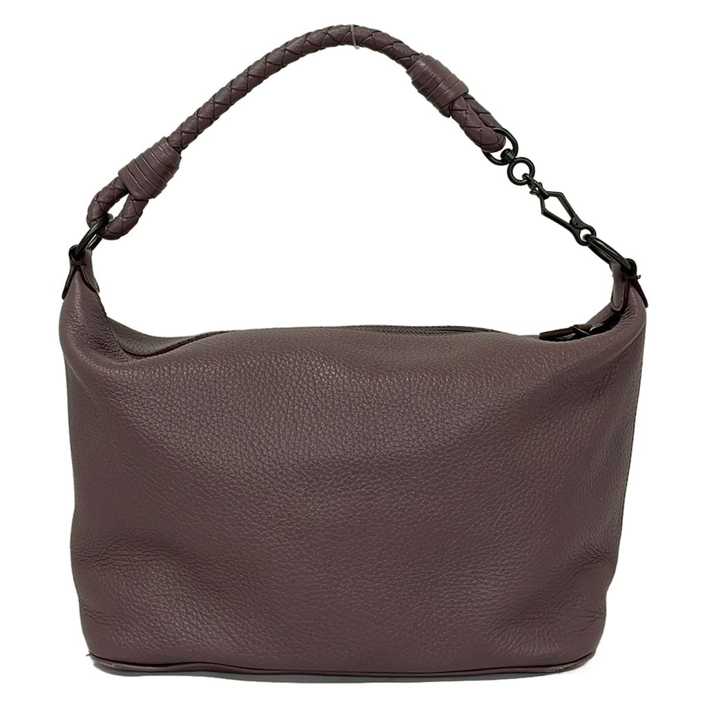 Bottega Veneta Shoulder Bag Purple Leather — view 3