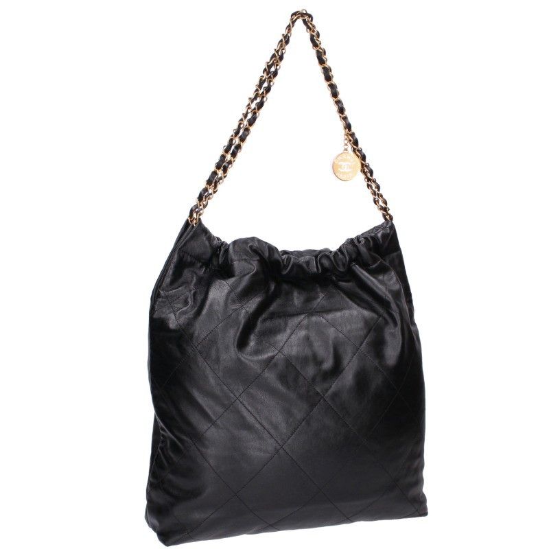 Chanel 22 Large Calfskin Chain Handbag