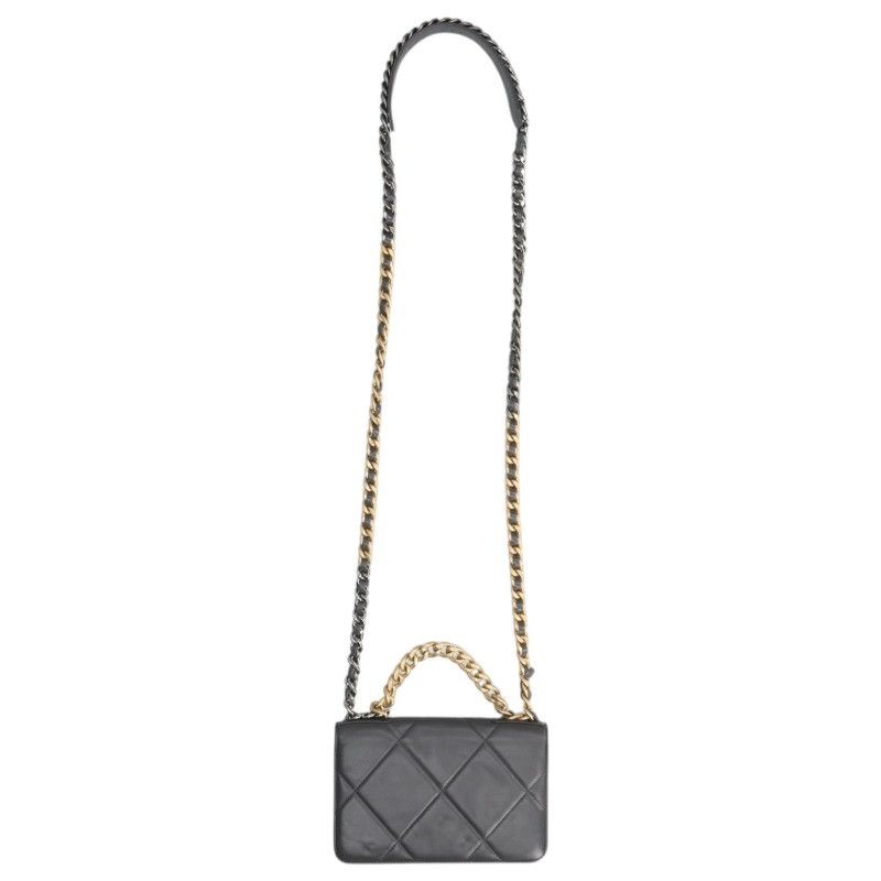 Chanel 19 Lambskin Chain Wallet Shoulder