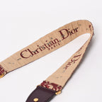 Dior Saddle Bag Bordeaux Trotter Beige Wine — view 6