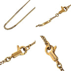 Celine Separable Chain Necklace Gold — view 4