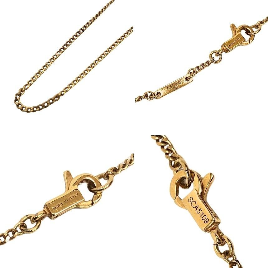 Celine Separable Chain Necklace Gold — view 4