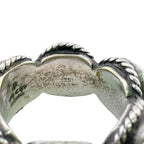 Gucci Swarovski Crystal Stone Interlocking Ring — view 7