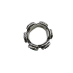 Gucci Swarovski Crystal Stone Interlocking Ring — view 3