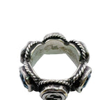 Gucci Swarovski Crystal Stone Interlocking Ring — view 5