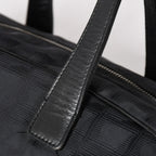 Chanel New Travel Line Mini Andbag Black CC Logo Nylon Jacquard Gold — view 6
