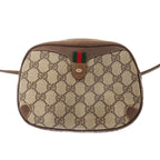 Gucci Vintage GG Supreme Sherry Line Mini Shoulder Bag Brown — view 2