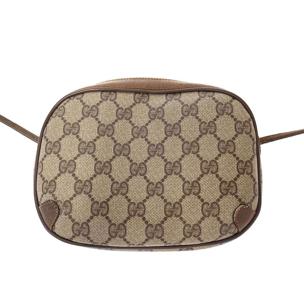 Gucci Vintage GG Supreme Sherry Line Mini Shoulder Bag Brown — view 3