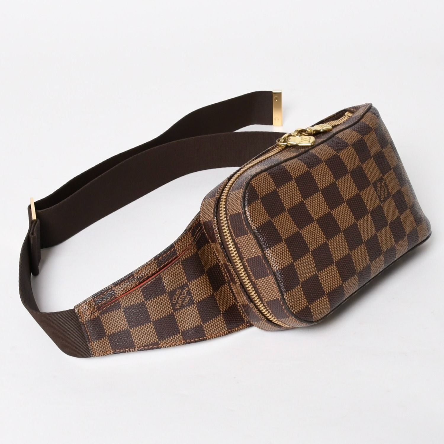 Louis Vuitton Geronimos Waist Bag Damier Brown Gold — view 3