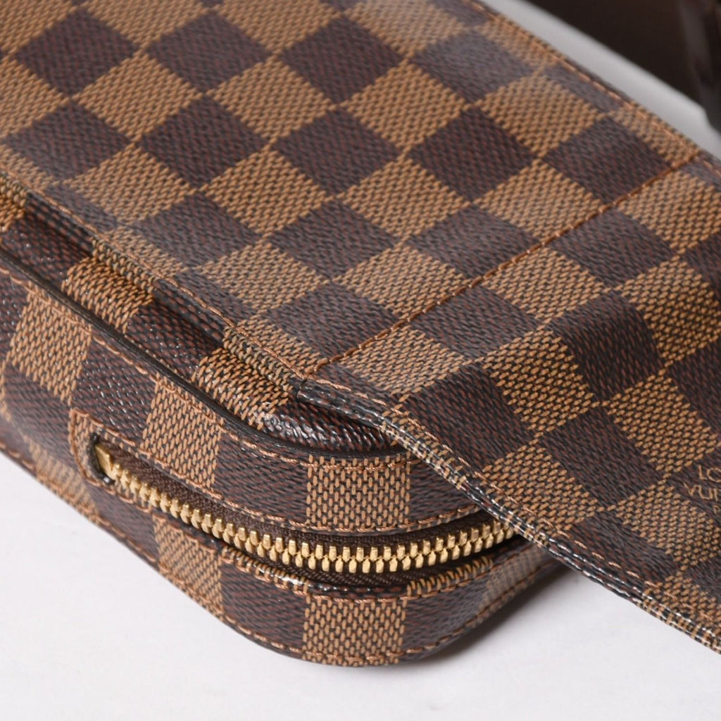 Louis Vuitton Geronimos Waist Bag Damier Brown Gold — view 5